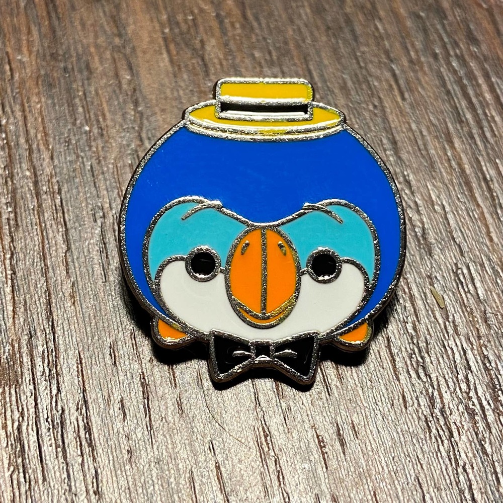 Disney park enchanted tiki room Barker Bird Tsum Tsum 2017 enamel pin